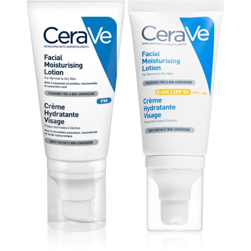 CeraVe Moisturizers Facial Moisturising Lotion комплект за интензивна хидратация