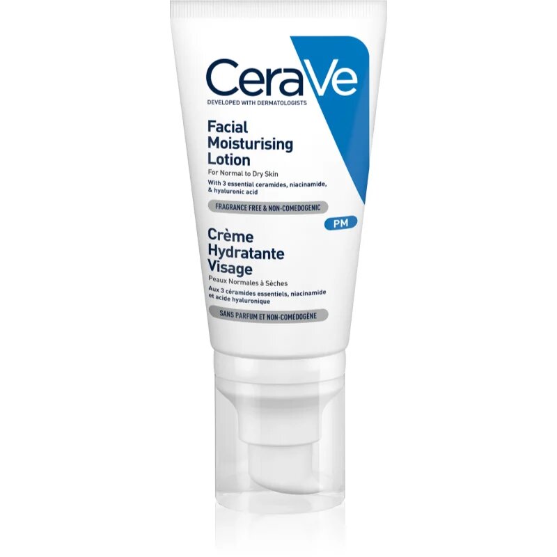 CeraVe Moisturizers хидратираща грижа за нормална и суха кожа 52 мл.
