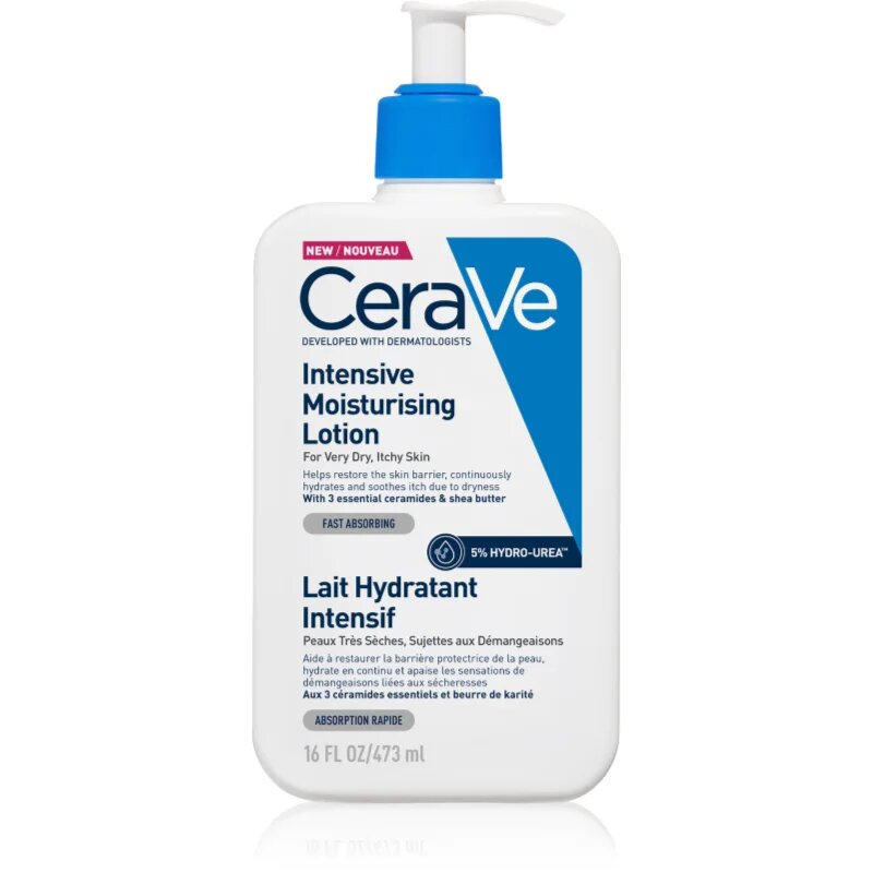 CeraVe Moisturizers Intensive Moisturizing Lotion хидратиращо мляко за суха и сърбяща кожа 473 мл.