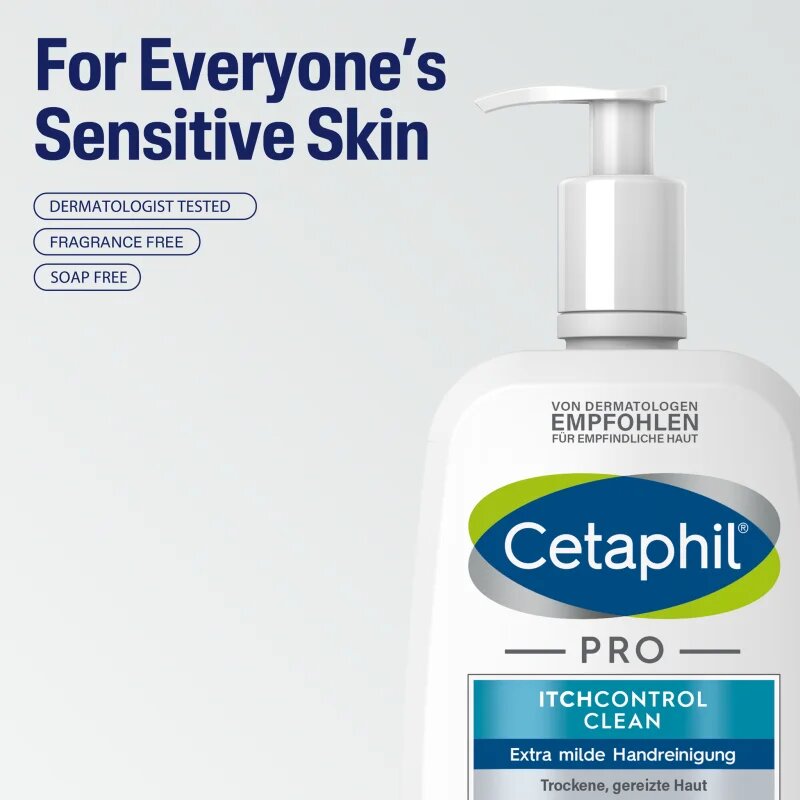 Cetaphil PRO ItchControl Clean нежен течен сапун за ръце 236 мл.