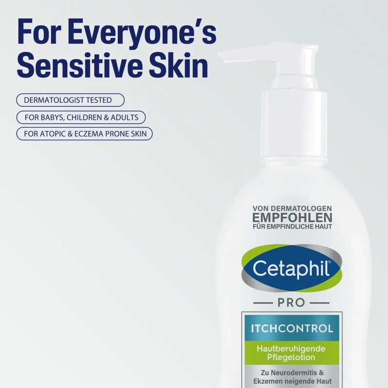 Cetaphil PRO ItchControl Lotion тоалетно мляко за тяло за суха към атопична кожа 295 мл.