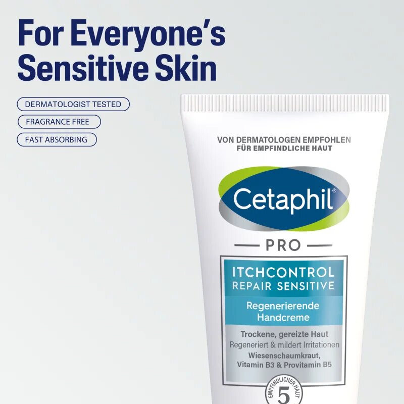 Cetaphil PRO ItchControl Repair Sensitive Regenerating Hand Cream регенериращ крем за ръце за чувствителна кожа 50 мл.
