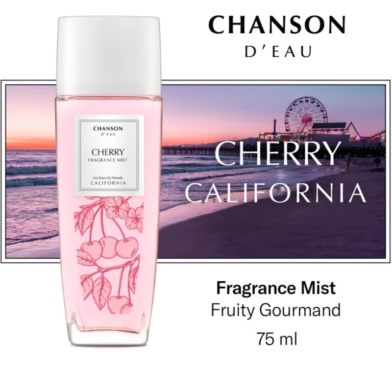 Chanson d'Eau Les Eaux Du Monde Cherry спрей за тяло за жени 75 мл.