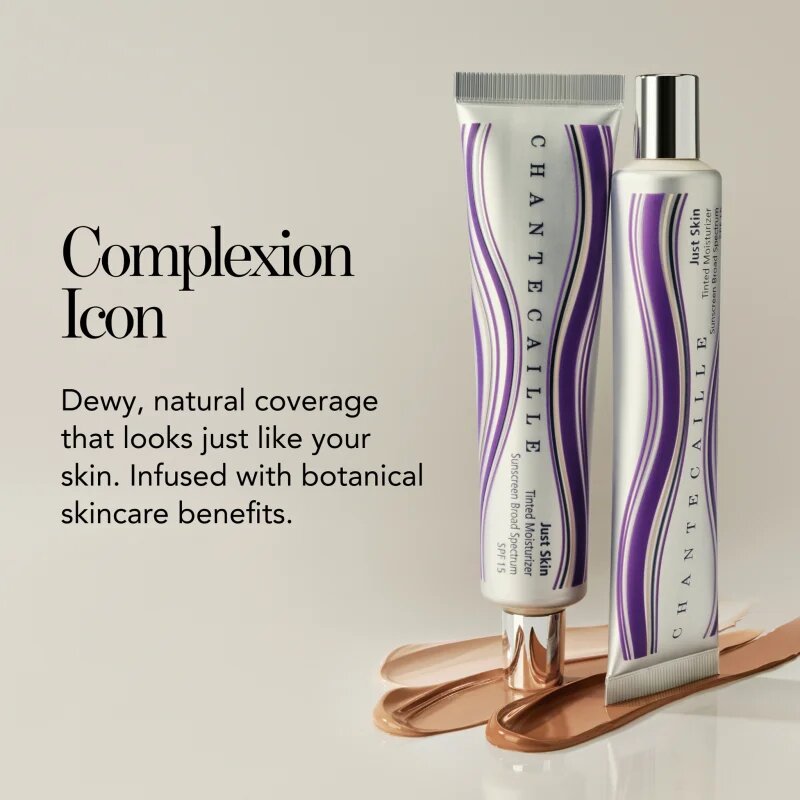 Chantecaille Just Skin Tinted Moisturizer тониращ и хидратиращ крем-гел с озаряващ ефект SPF 15 Mahogany 35 гр.