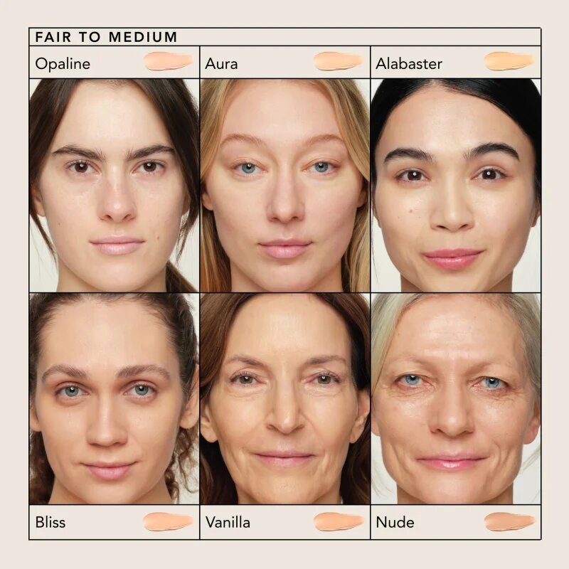 Chantecaille Just Skin Tinted Moisturizer тониращ и хидратиращ крем-гел с озаряващ ефект SPF 15 Nude 35 гр.