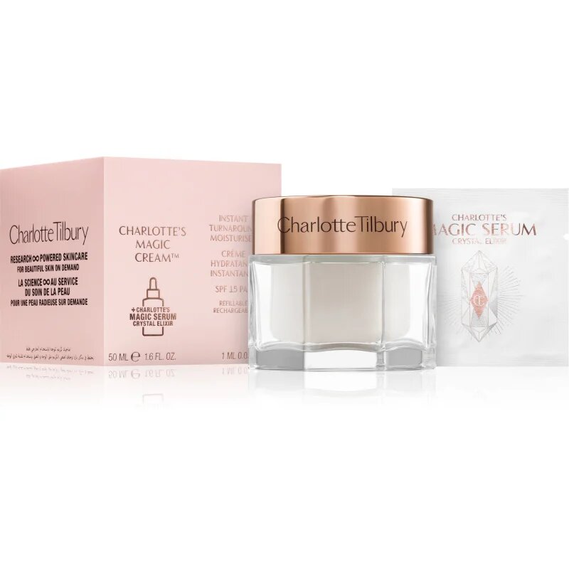 Charlotte Tilbury Charlotte's Magic Cream стягащ хидратиращ крем SPF 15 резервен пълнител 50 мл.