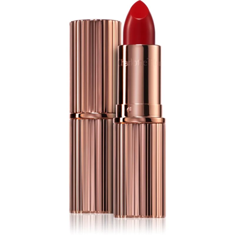 Charlotte Tilbury K.I.S.S.I.N.G Кремообразно червило със сатенено покритие цвят So Red 3.5 гр.