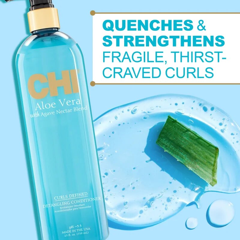 CHI Aloe Vera Curls Defined балсам за чуплива и къдрава коса 739 мл.