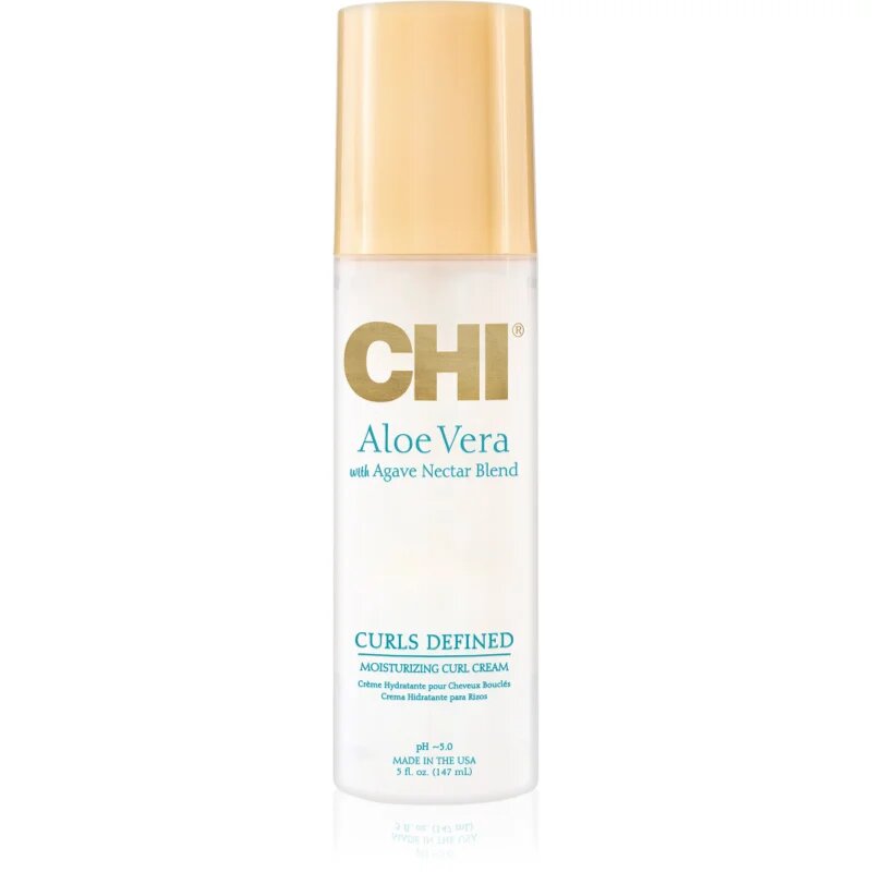 CHI Aloe Vera Moisturizing Curl Cream спрей без отмиване за чуплива и къдрава коса 147 мл.