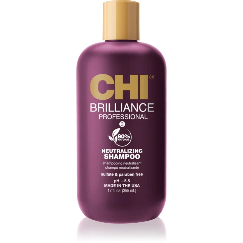 CHI Brilliance Deep Neutralizing Shampoo шампоан с маслинено олио 355 мл.