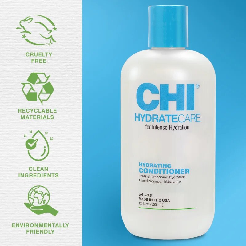 CHI HYDRATECARE Hydrating Conditioner дълбоко хидратиращ балсам за суха коса 355 мл.