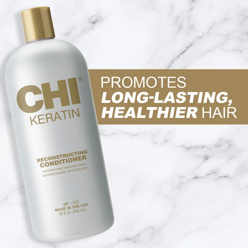 CHI Keratin балсам с кератин за суха и непокорна коса 946 мл.