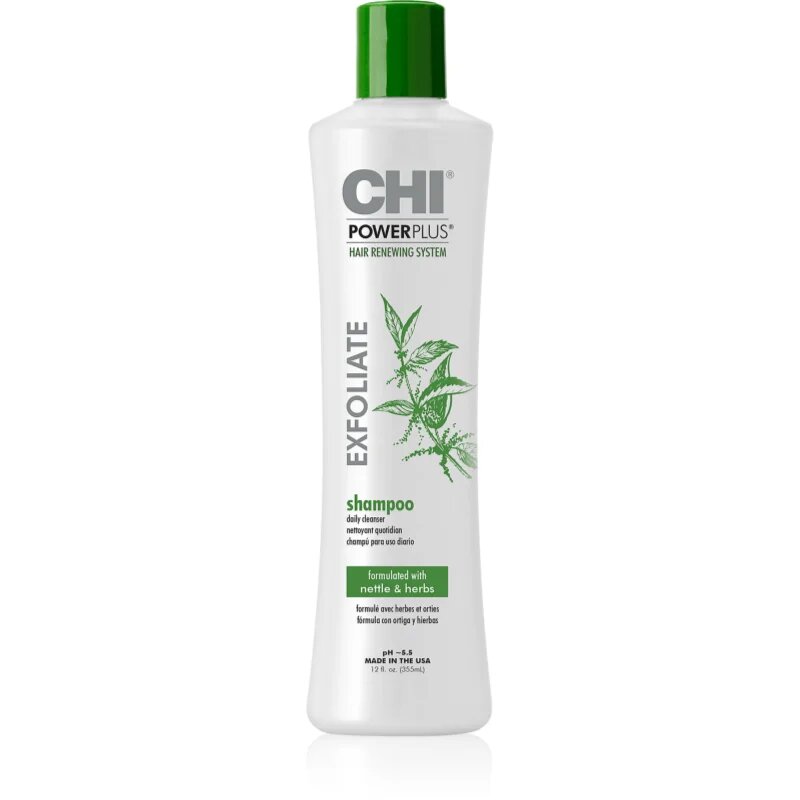CHI Power Plus Exfoliate Shampoo ексфолиращ шампоан за възобновяване на скалпа 355 мл.