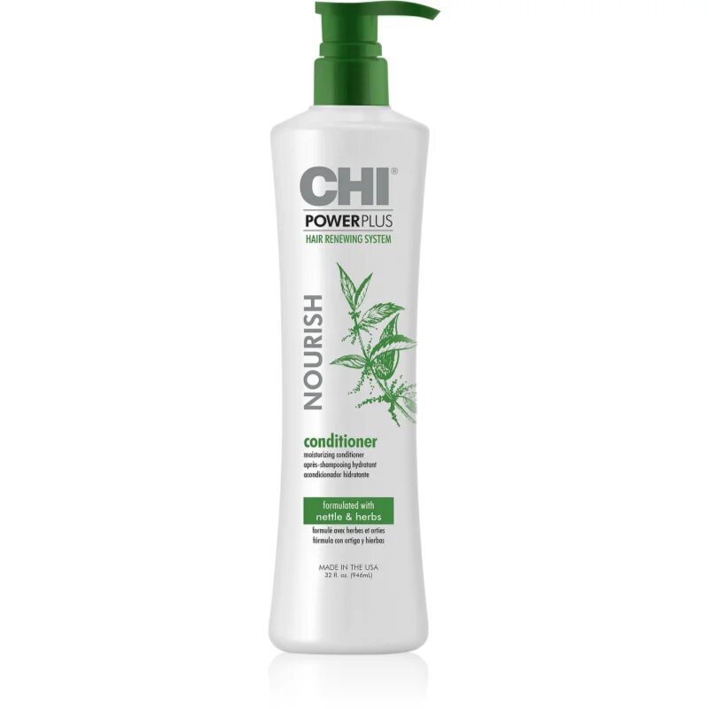 CHI Power Plus Nourish Conditioner подхранващ балсам за възобновяване на скалпа 946 мл.