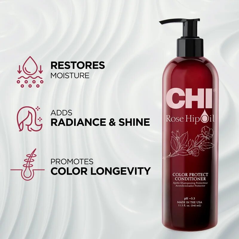 CHI Rose Hip Oil Conditioner балсам за боядисана коса 340 мл.