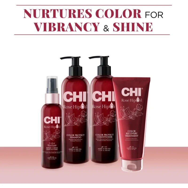 CHI Rose Hip Oil Shampoo шампоан за боядисана коса 739 мл.