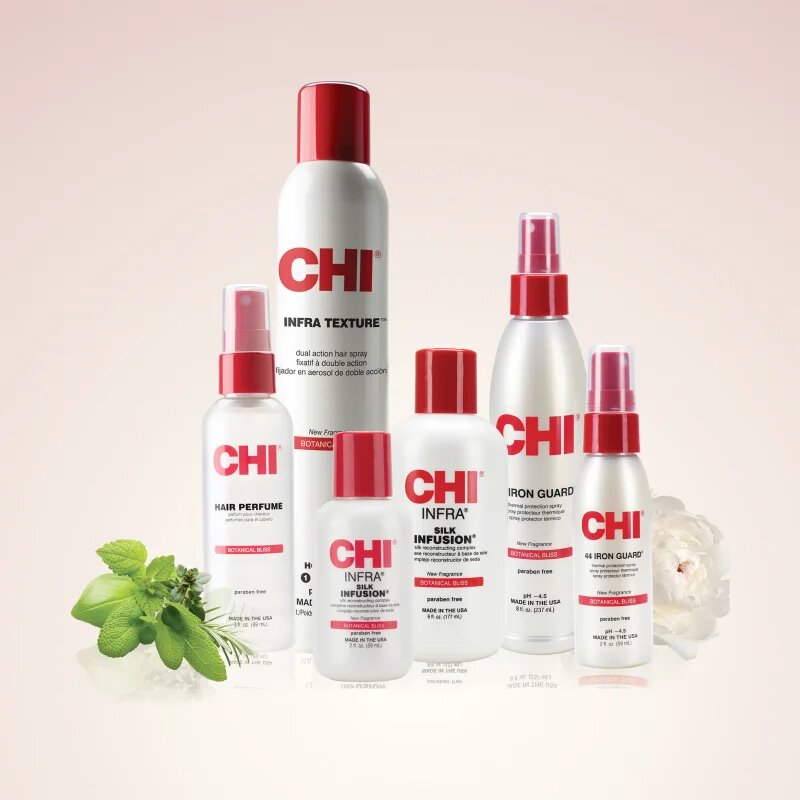 CHI Silk Infusion Botanical Bliss подсилващ и регенериращ серум за коса с коприна 15 мл.