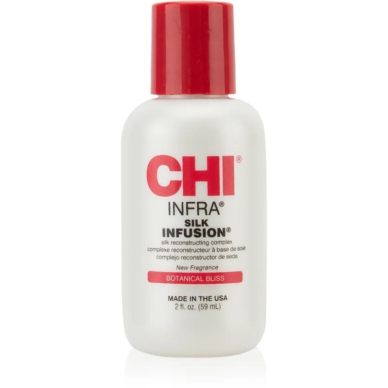 CHI Silk Infusion Botanical Bliss подсилващ и регенериращ серум за коса с коприна 59 мл.