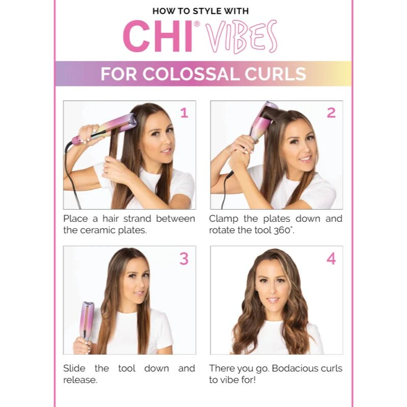 CHI Vibes Colossal Waver тройна маша За коса 1 бр.