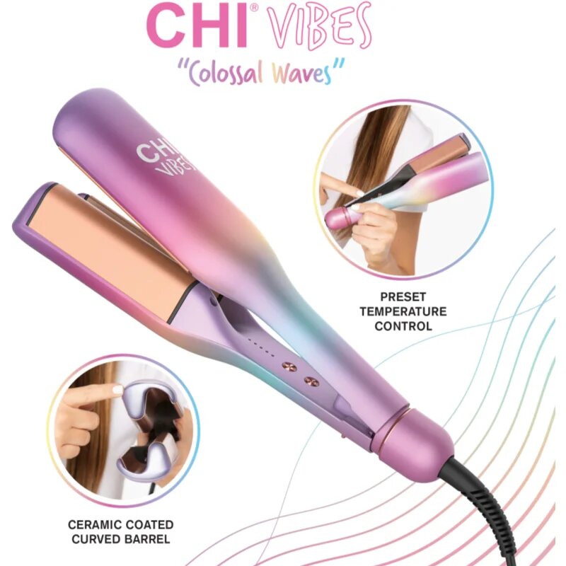 CHI Vibes Colossal Waver тройна маша За коса 1 бр.