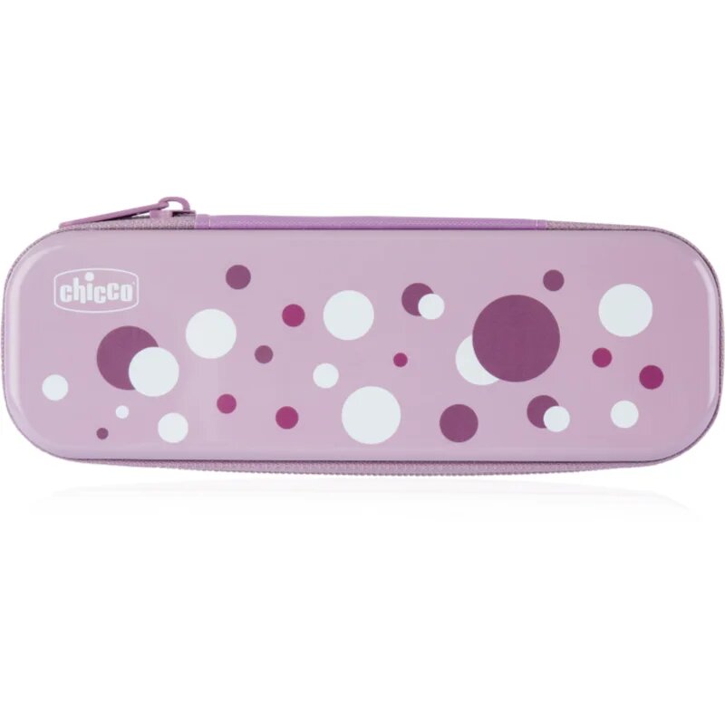 Chicco Always Smiling Set 6m+ Комплект за дентална грижа с калъфка Lilac