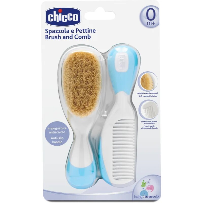 Chicco Baby Moments комплект За коса 0m+ Blue