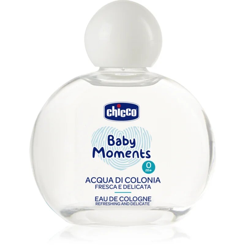 Chicco Baby Moments Refreshing and Delicate одеколон за деца от раждането им 100 мл.