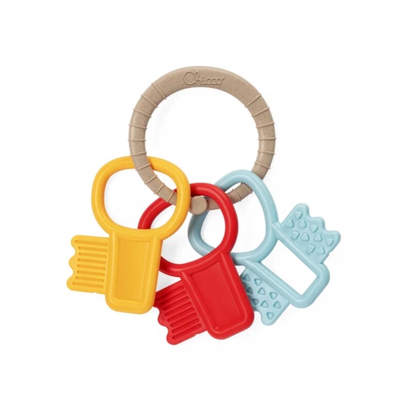 Chicco Eco+ Teething Key Ring гризалка 3 m+ 1 бр.