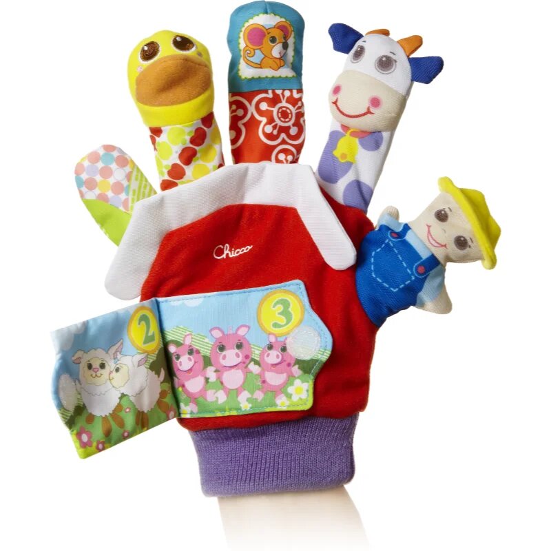 Chicco Finger Puppet 3m+ плюшена играчка 20 x 24 x 4 cm 1 бр.