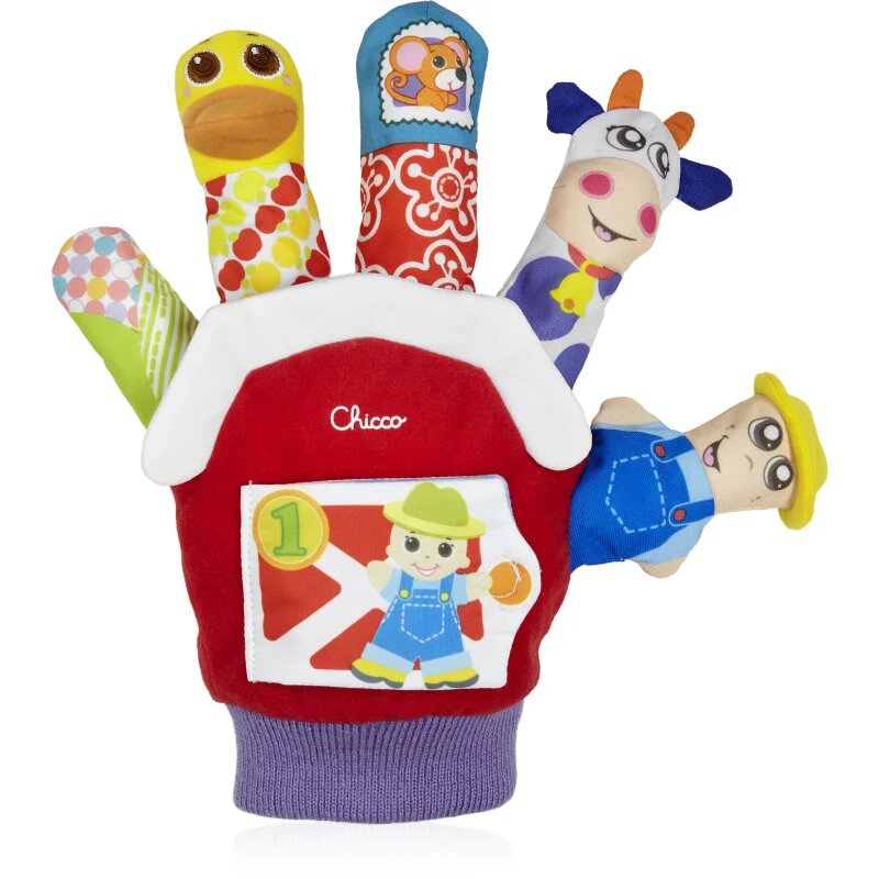 Chicco Finger Puppet 3m+ плюшена играчка 20 x 24 x 4 cm 1 бр.
