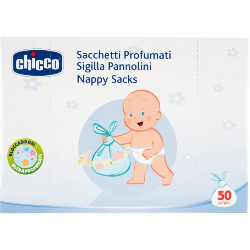 Chicco Nappy Sacks торбички за пелени 50 бр.