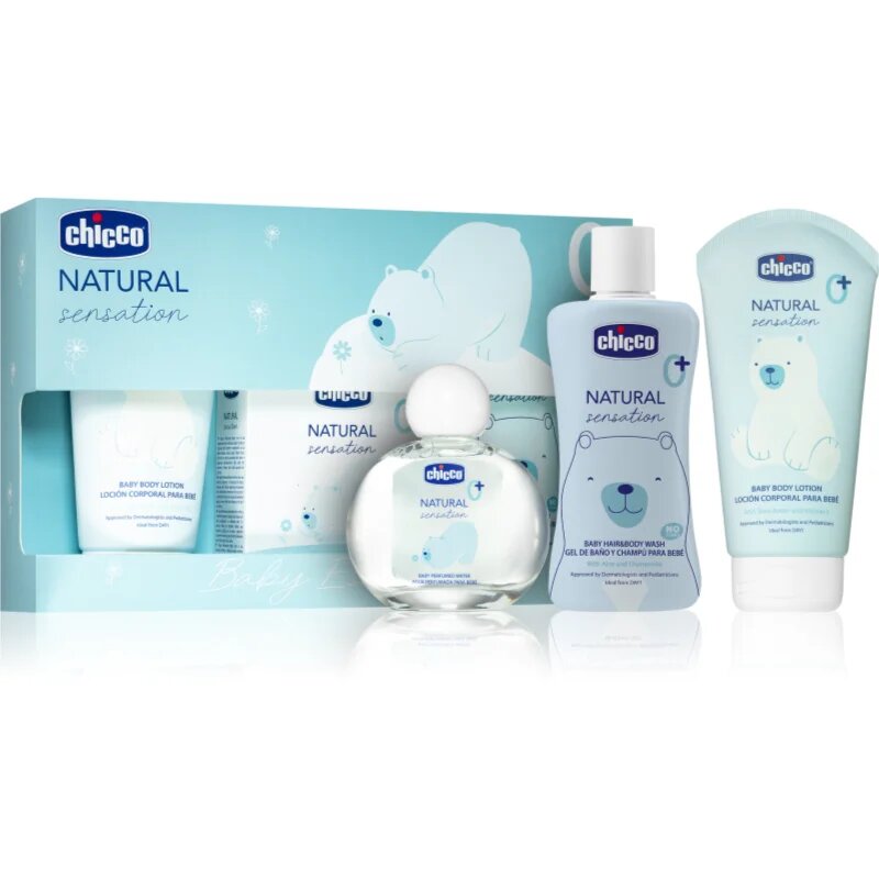 Chicco Natural Sensation Baby Essential подаръчен комплект за деца от раждането им 0+
