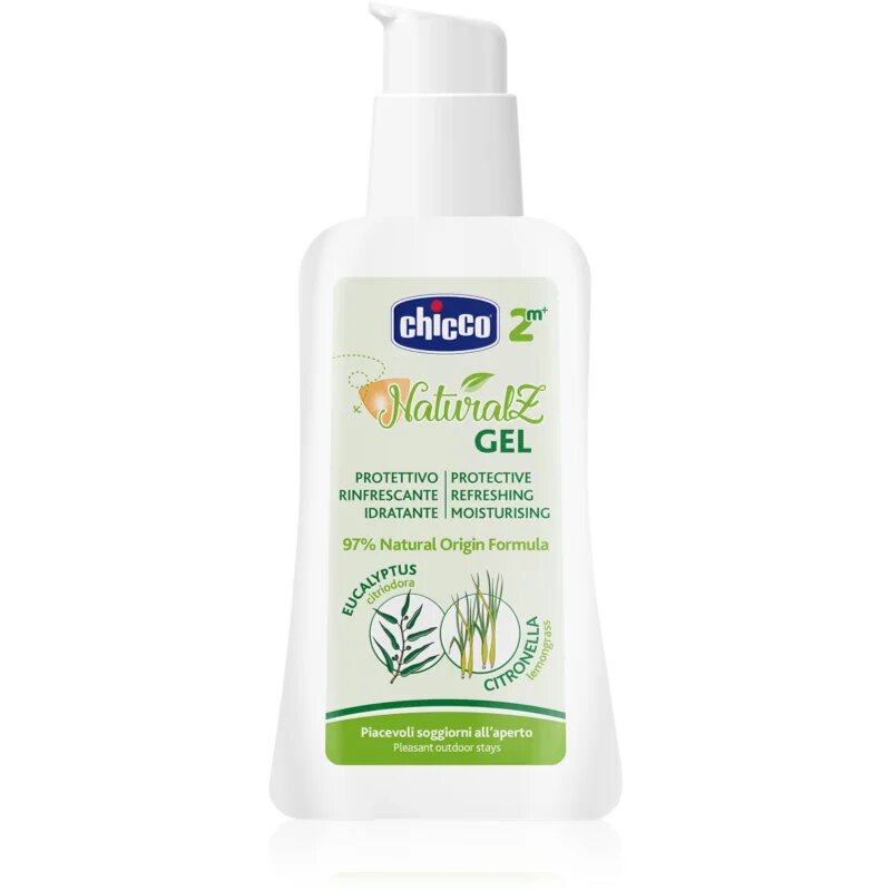 Chicco NaturalZ Protective & Refreshing Gel защитен гел против комари 2 m+ 60 мл.
