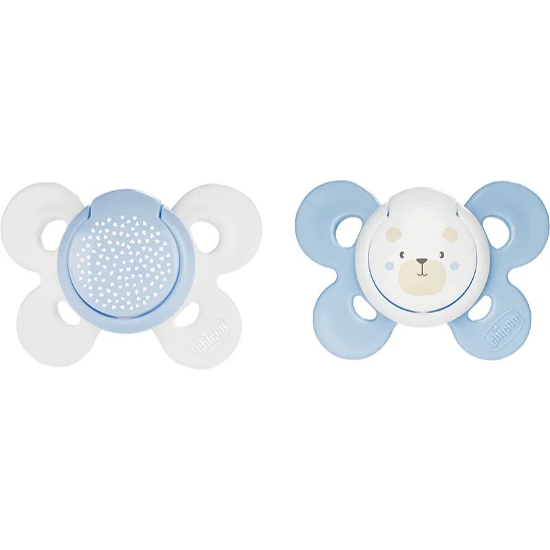 Chicco Physio Comfort 2-6 m биберон Boy-Bear/Dots 2 бр.