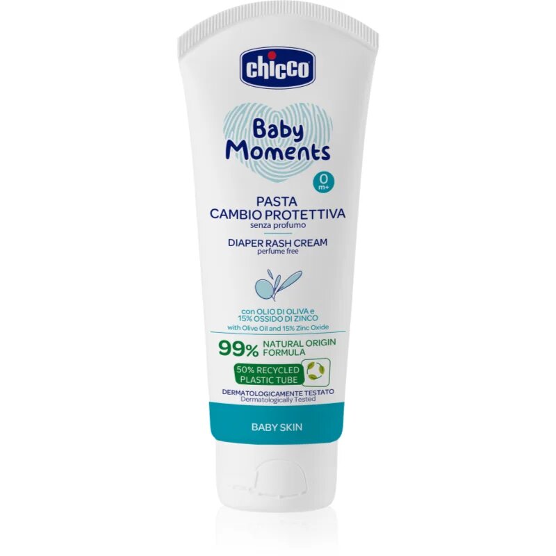 Chicco Protective Diaper Cream крем за всекидневна грижа за дупето за деца от раждането им 100 мл.