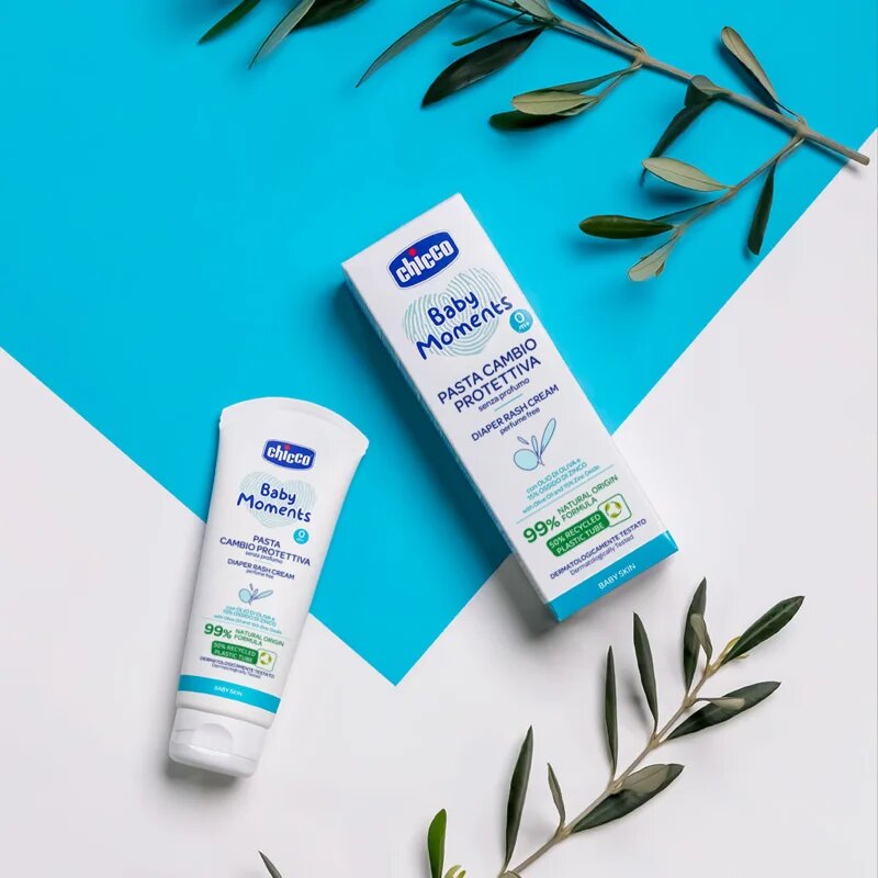 Chicco Protective Diaper Cream крем за всекидневна грижа за дупето за деца от раждането им 100 мл.