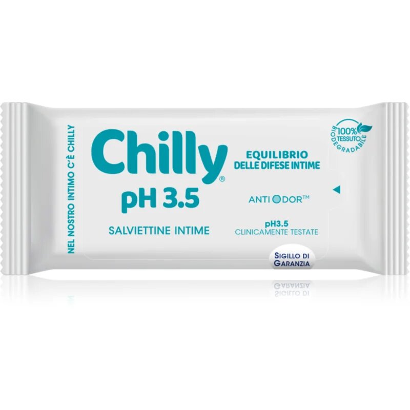 Chilly pH 3.5 Intimate Wipes кърпички за интимна хигиена 12 бр.