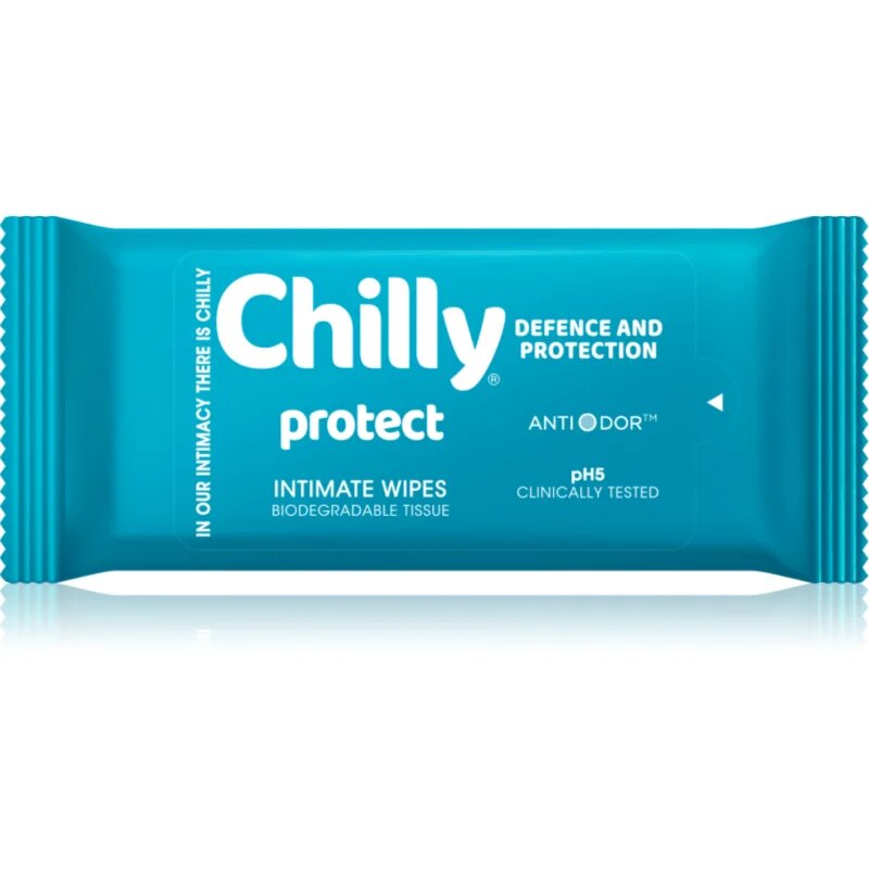 Chilly Protect Intimate Wipes кърпички за интимна хигиена 12 бр.