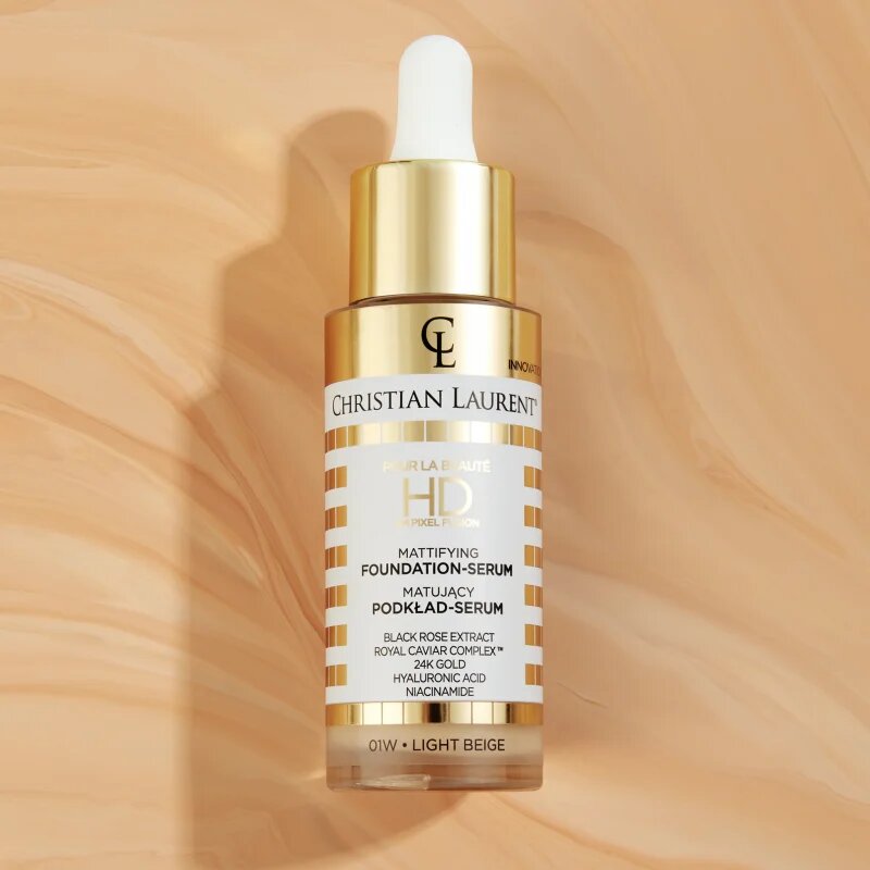 Christian Laurent Pour La Beauté HD 4M Pixel Fusion озаряващ серум-база за лице цвят 01 Light Beige 32 мл.