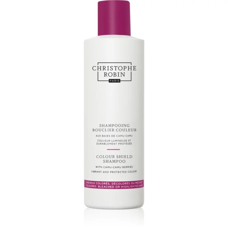 Christophe Robin Color Shield Shampoo with Camu-Camu Berries подхранващ шампоан за боядисана коса и коса с кичури 250 мл.