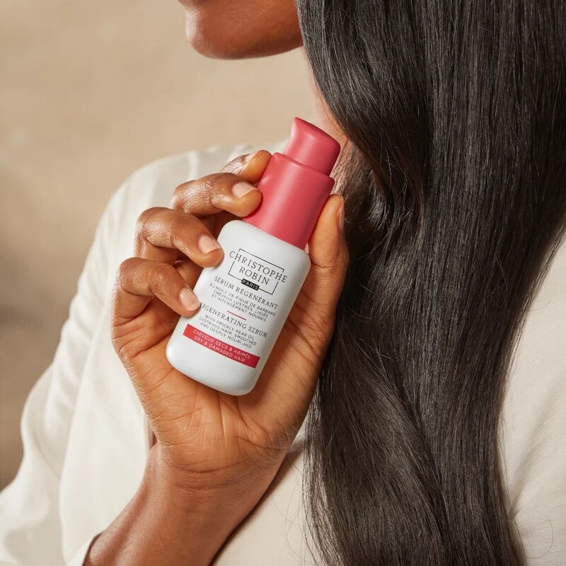 Christophe Robin Regenerating Serum with Prickly Pear Oil регенериращ серум за суха увредена и химически третирана коса 50 мл.