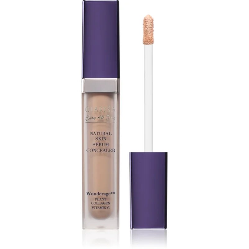 Claresa Care All Day Natural Skin Serum Concealer течен прикриващ коректор цвят 1P Peach 7 мл.
