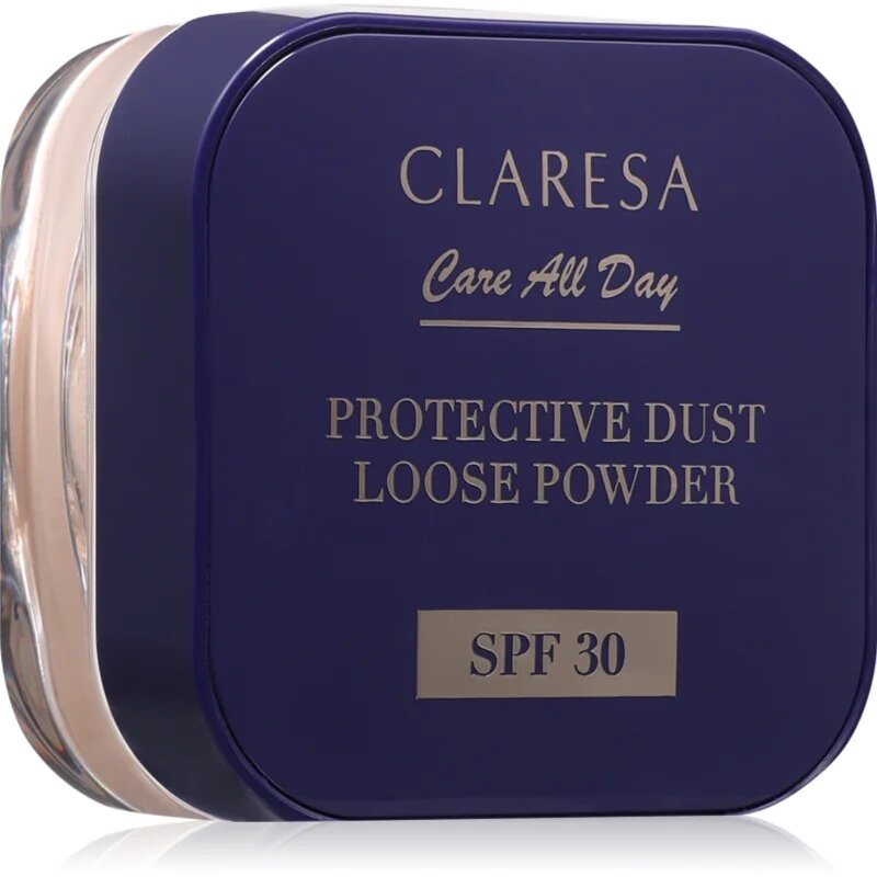 Claresa Care All Day Protective Dust Loose Powder фиксираща пудра на прах SPF 30 цвят Universal 5 гр.