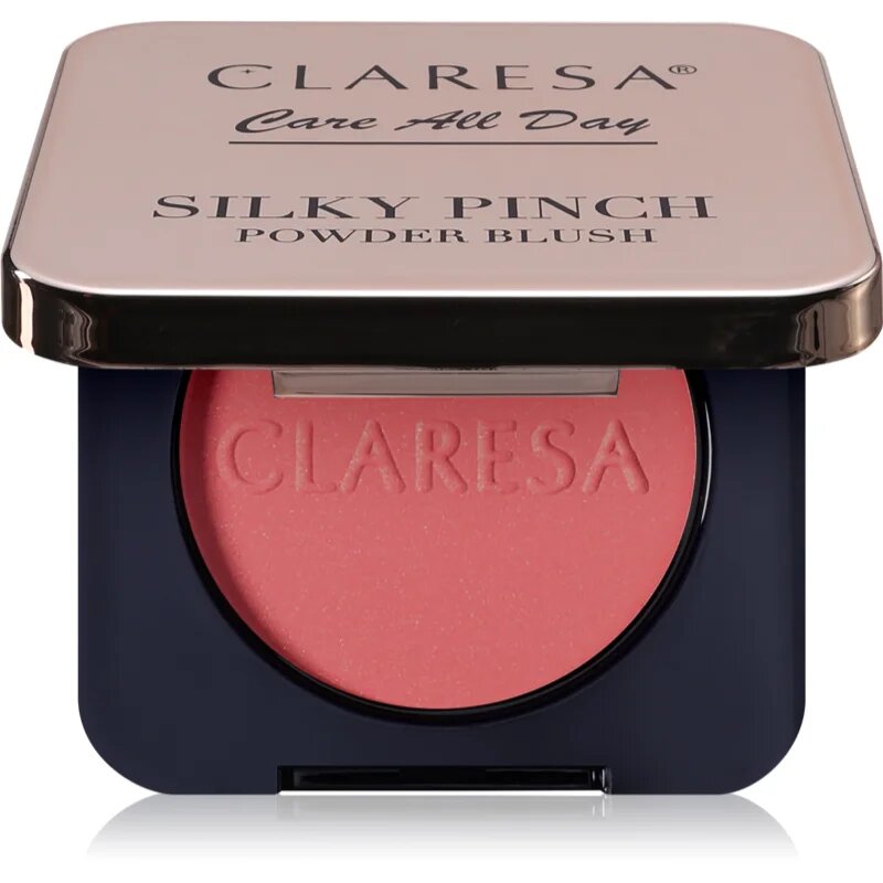 Claresa Care All Day Silky Pinch Powder Blush компактен руж за дълготраен ефект 01 Hibiscus 2 гр.