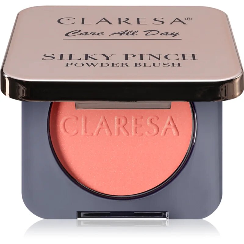 Claresa Care All Day Silky Pinch Powder Blush компактен руж за дълготраен ефект 03 Lumi Peach 2 гр.