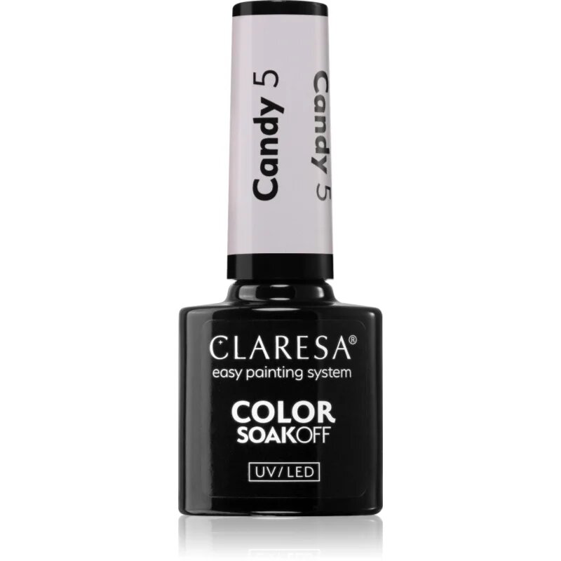 Claresa SoakOff UV/LED Color Candy гел лак за нокти цвят 5 5 гр.
