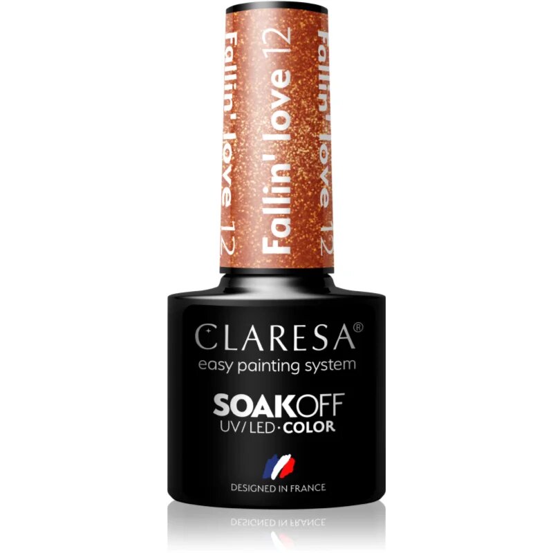 Claresa SoakOff UV/LED Color Fallin' Love гел лак за нокти цвят 12 5 гр.