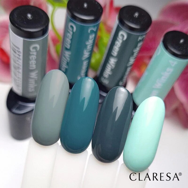 Claresa SoakOff UV/LED Color Green Winks гел лак за нокти цвят 2 5 гр.