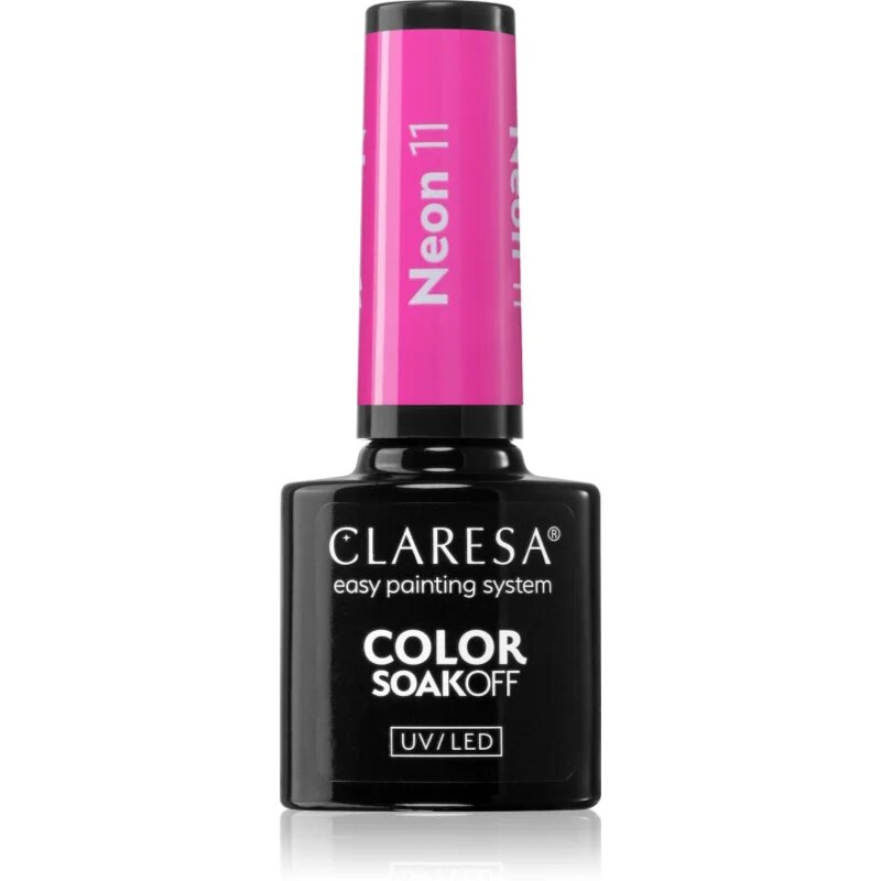 Claresa SoakOff UV/LED Color Neon гел лак за нокти цвят 11 5 гр.
