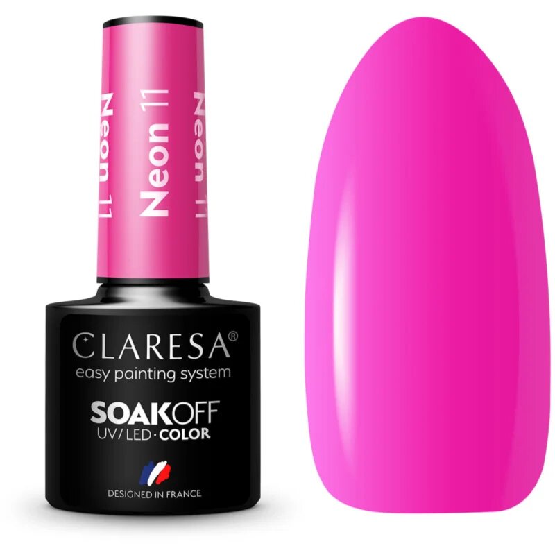 Claresa SoakOff UV/LED Color Neon гел лак за нокти цвят 11 5 гр.